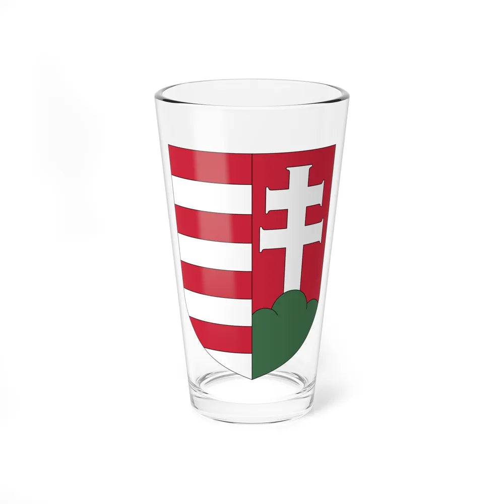 Coat of arms of Hungary (1918-1919) - Pint Glass 16oz-16oz-Go Mug Yourself