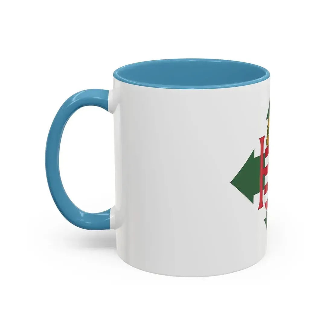Coat of arms of Hungary (1945) - Accent Coffee Mug - Go Mug Yourself