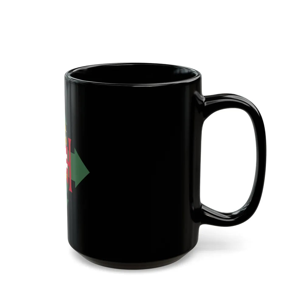 Coat of arms of Hungary (1945) - Black Coffee Mug-Go Mug Yourself