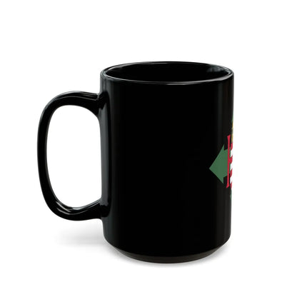 Coat of arms of Hungary (1945) - Black Coffee Mug-Go Mug Yourself