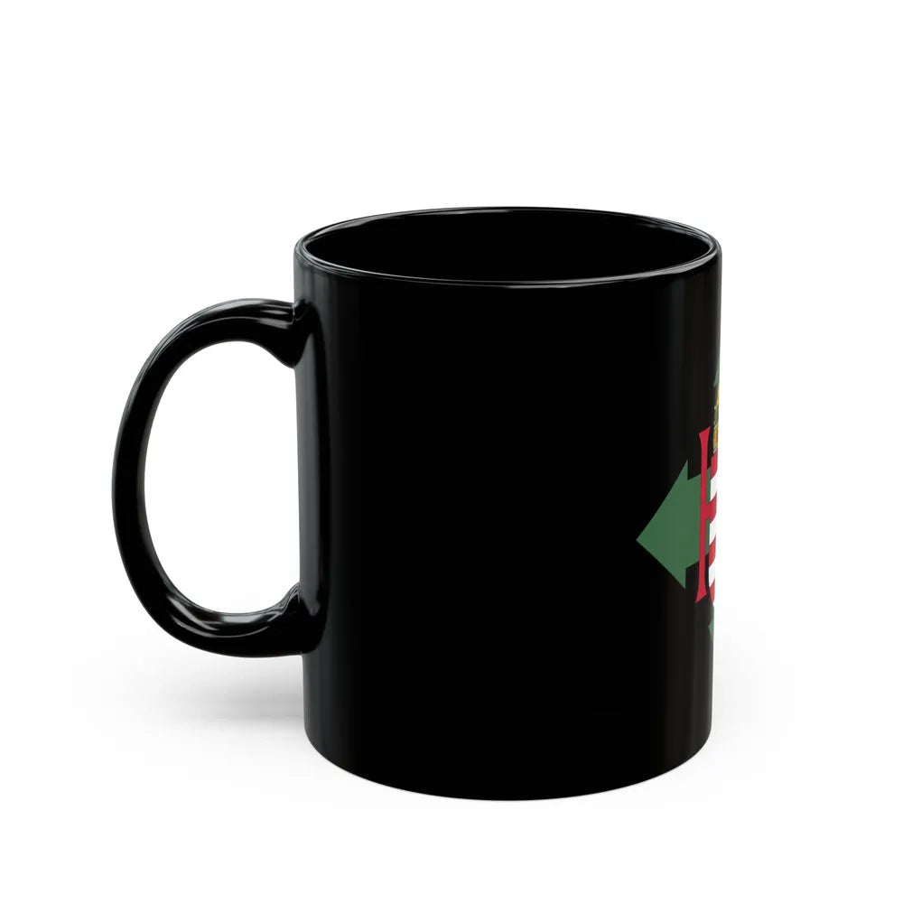 Coat of arms of Hungary (1945) - Black Coffee Mug-Go Mug Yourself