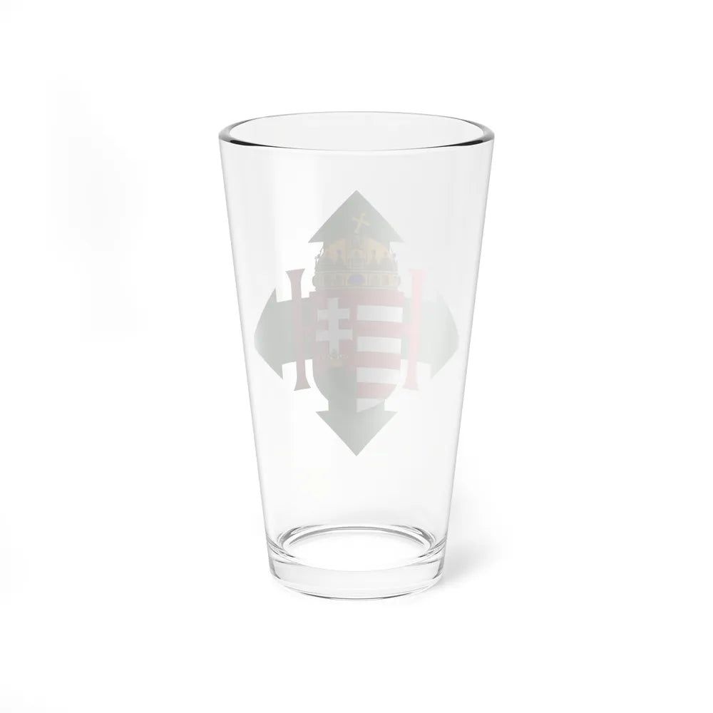 Coat of arms of Hungary (1945) - Pint Glass 16oz-Go Mug Yourself