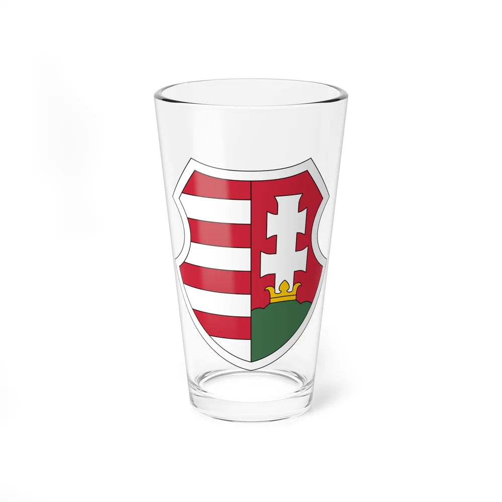 Coat of arms of Hungary (1946-1949, 1956-1957) - Pint Glass 16oz-16oz-Go Mug Yourself