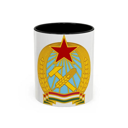 Coat of arms of Hungary (1949-1956) - Accent Coffee Mug 11oz Black - Go Mug Yourself