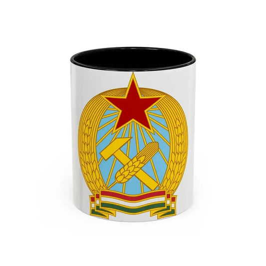Coat of arms of Hungary (1949-1956) - Accent Coffee Mug 11oz Black - Go Mug Yourself