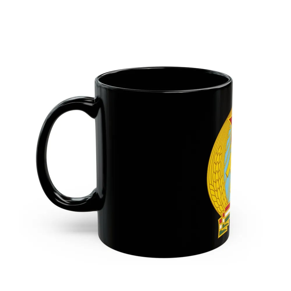 Coat of arms of Hungary (1949-1956) - Black Coffee Mug-Go Mug Yourself