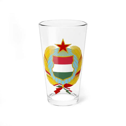 Coat of arms of Hungary (1957-1990) - Pint Glass 16oz 16oz - Go Mug Yourself