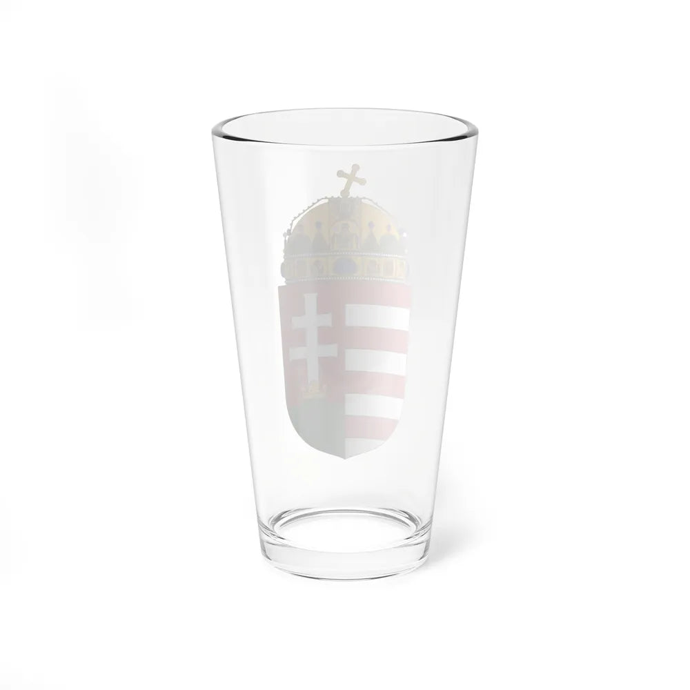 Coat of arms of Hungary - Pint Glass 16oz-Go Mug Yourself