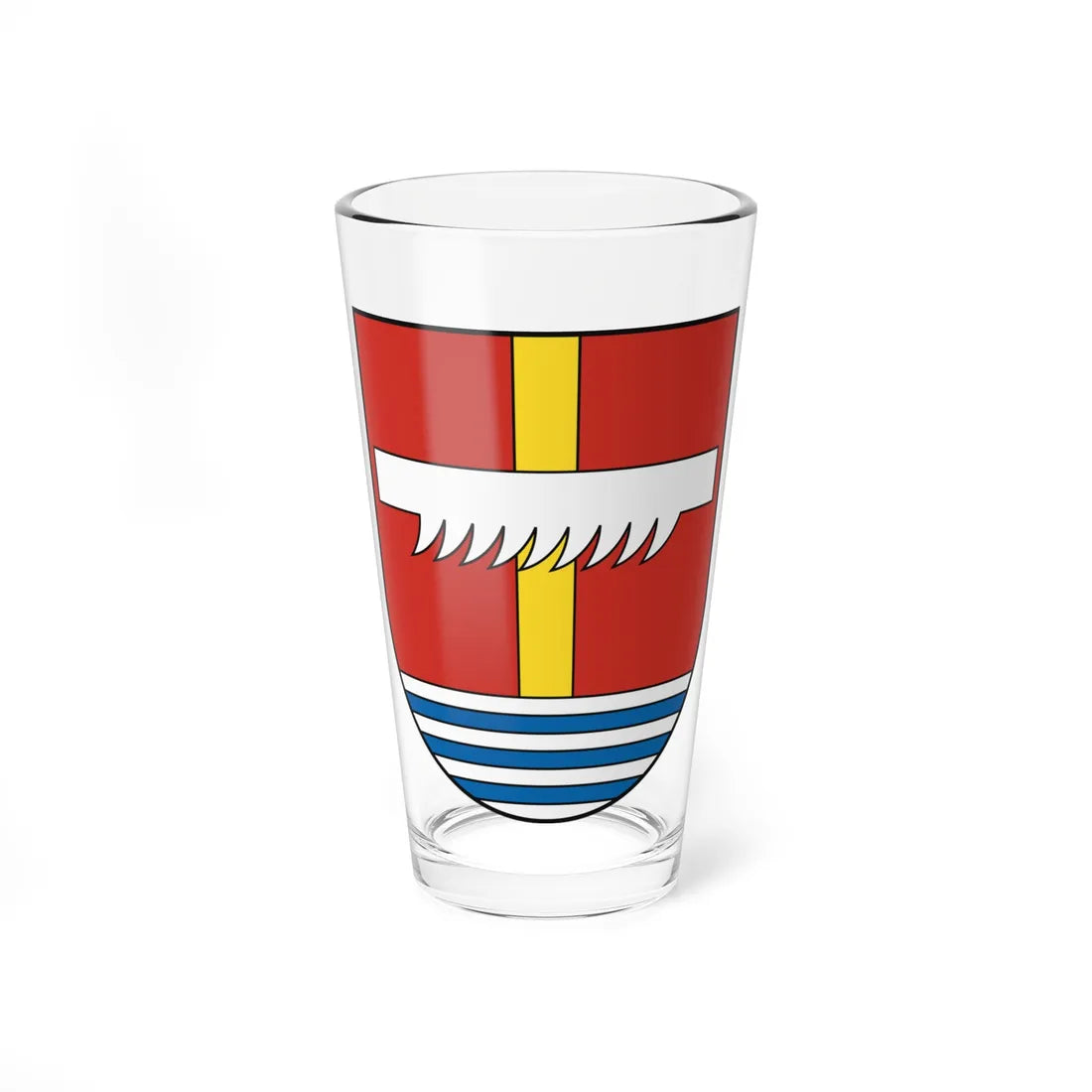 Coat of Arms of Hvozdnica (Slovakia) (Coat of Arms) Pint Glass 16oz 16oz - Go Mug Yourself