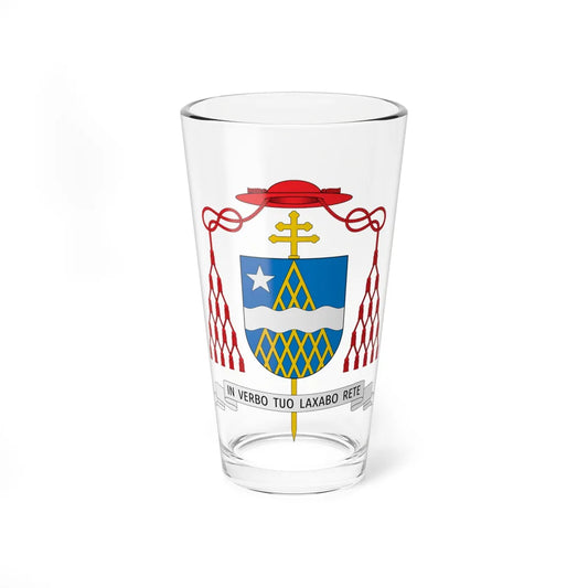 Coat of arms of Hyacinthe Thiandoum (Senegal) (Coat of Arms) Pint Glass 16oz 16oz - Go Mug Yourself