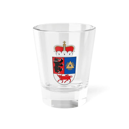Coat of arms of Šiauliai Grand Lithuania (Lithuania) (Coat of Arms) Shot Glass 1.5oz 1.5oz - Go Mug Yourself