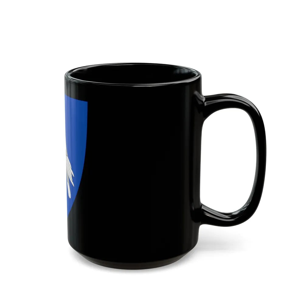 Coat of Arms of Iceland (1904) - Black Coffee Mug-Go Mug Yourself