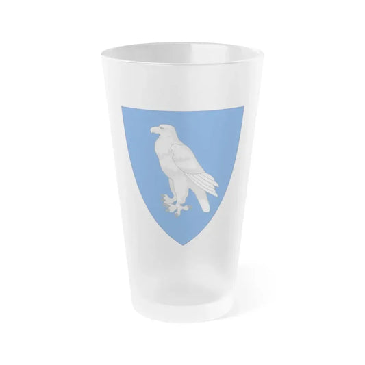 Coat of Arms of Iceland (1904) - Frosted Pint Glass 16oz Default Title - Go Mug Yourself