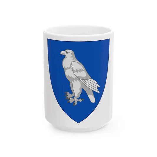 Coat of Arms of Iceland (1904) - White Coffee Mug 15oz - Go Mug Yourself