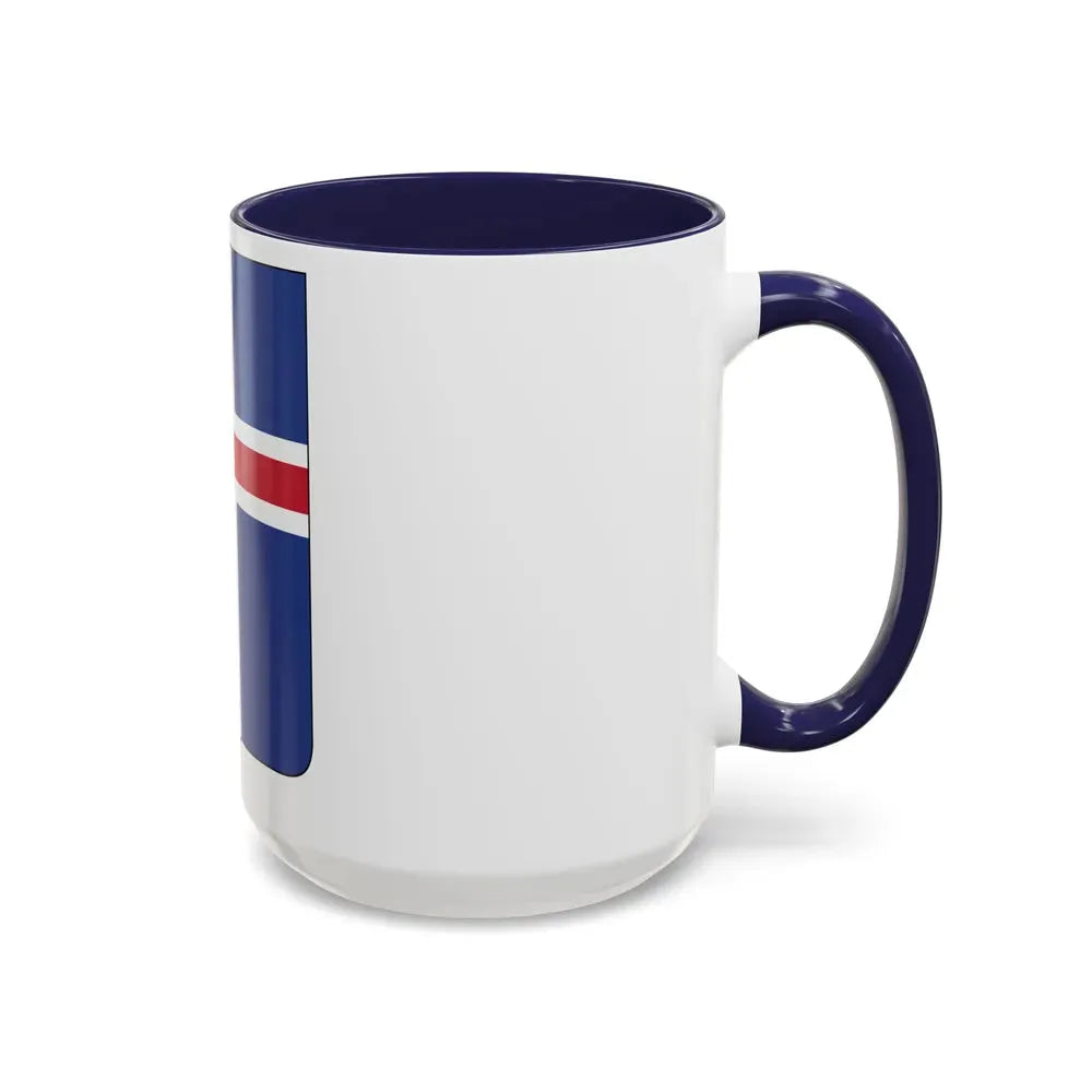 Coat of arms of Iceland 2 - Accent Coffee Mug - Go Mug Yourself