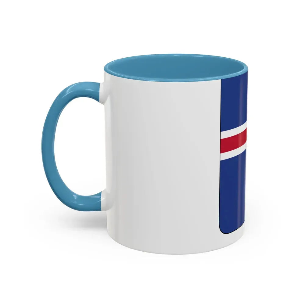 Coat of arms of Iceland 2 - Accent Coffee Mug - Go Mug Yourself