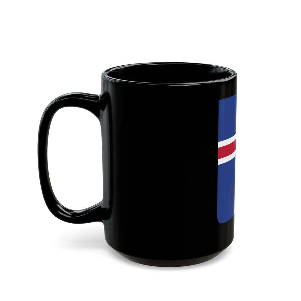 Coat of arms of Iceland 2 - Black Coffee Mug-Go Mug Yourself