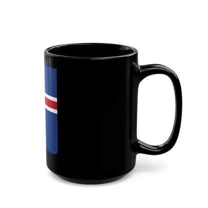 Coat of arms of Iceland 2 - Black Coffee Mug-Go Mug Yourself