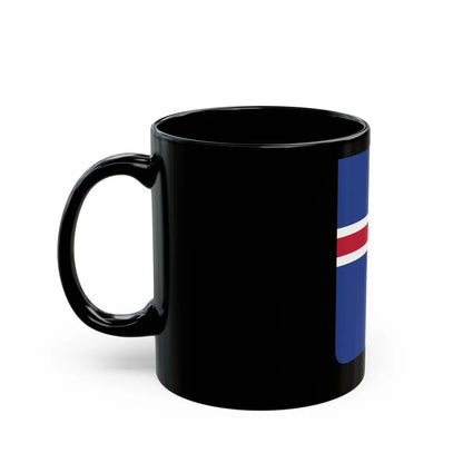 Coat of arms of Iceland 2 - Black Coffee Mug-Go Mug Yourself