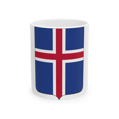 Coat of arms of Iceland 2 - White Coffee Mug 11oz - Go Mug Yourself