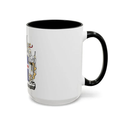 Coat of arms of Iceland - Accent Coffee Mug - Go Mug Yourself