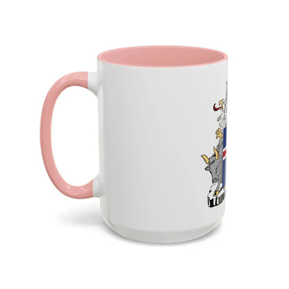 Coat of arms of Iceland - Accent Coffee Mug - Go Mug Yourself