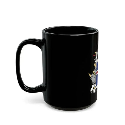 Coat of arms of Iceland - Black Coffee Mug - Go Mug Yourself
