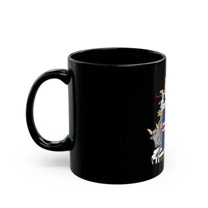 Coat of arms of Iceland - Black Coffee Mug-Go Mug Yourself