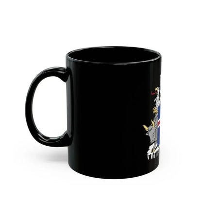 Coat of arms of Iceland - Black Coffee Mug - Go Mug Yourself