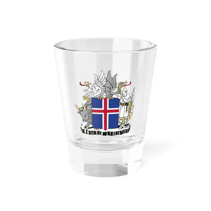 Coat of arms of Iceland - Shot Glass 1.5oz 1.5oz - Go Mug Yourself