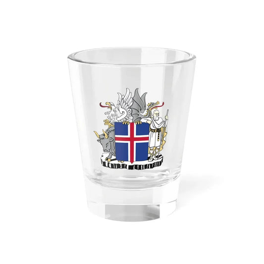 Coat of arms of Iceland - Shot Glass 1.5oz 1.5oz - Go Mug Yourself