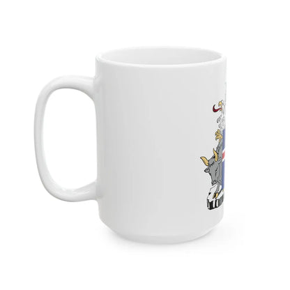 Coat of arms of Iceland - White Coffee Mug-Go Mug Yourself