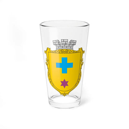 Coat of Arms of Ichnyanskiy raion (Ukraine) (Coat of Arms) Pint Glass 16oz 16oz - Go Mug Yourself