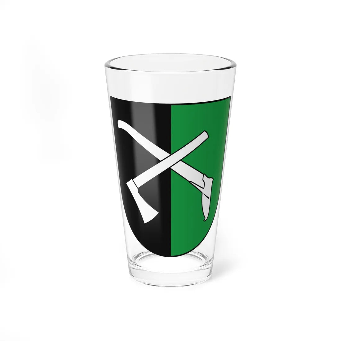 Coat of Arms of Čierny Balog (Slovakia) (Coat of Arms) Pint Glass 16oz 16oz - Go Mug Yourself