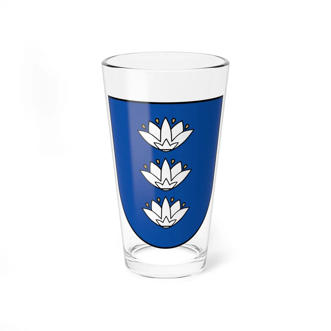 Coat of arms of Ignalina Lithuania (Lithuania) (Coat of Arms) Pint Glass 16oz 16oz - Go Mug Yourself