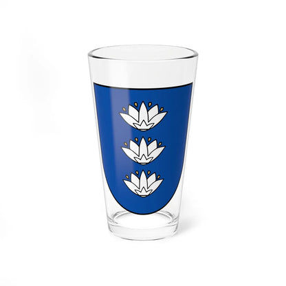 Coat of arms of Ignalina Lithuania (Lithuania) (Coat of Arms) Pint Glass 16oz 16oz - Go Mug Yourself