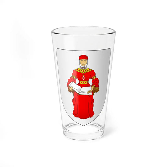 Coat of Arms of Iŭje (Belarus) (Coat of Arms) Pint Glass 16oz 16oz - Go Mug Yourself