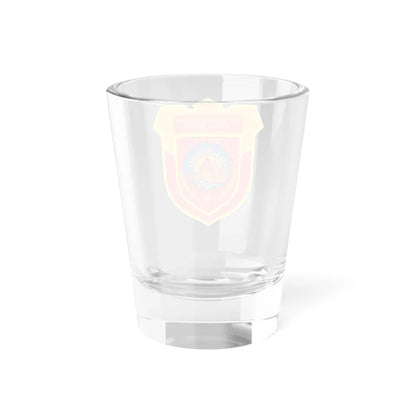 Coat of arms of Ilinden Municipality Macedonia (North Macedonia) (Coat of Arms) Shot Glass 1.5oz - Go Mug Yourself