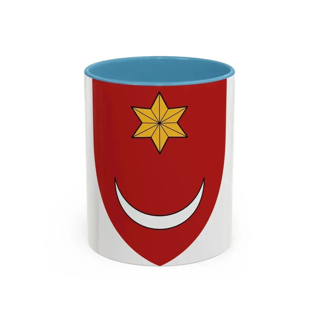 Coat of Arms of Illyria - Accent Coffee Mug 11oz Light Blue - Go Mug Yourself