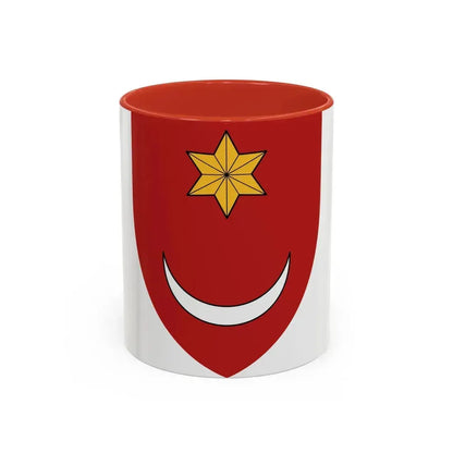 Coat of Arms of Illyria - Accent Coffee Mug 11oz Red - Go Mug Yourself