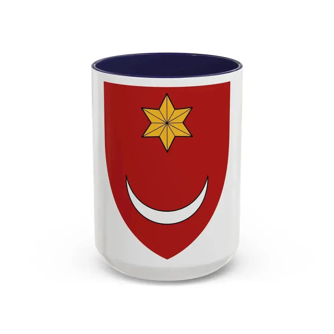 Coat of Arms of Illyria - Accent Coffee Mug 15oz Navy - Go Mug Yourself