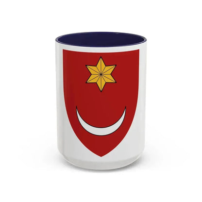 Coat of Arms of Illyria - Accent Coffee Mug 15oz Navy - Go Mug Yourself