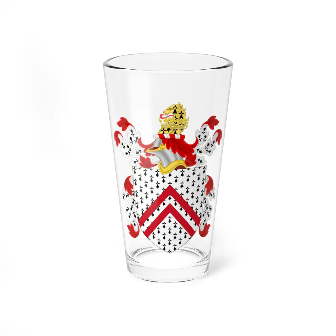Coat of Arms of Increase Sumner (United States) (Coat of Arms) Pint Glass 16oz 16oz - Go Mug Yourself