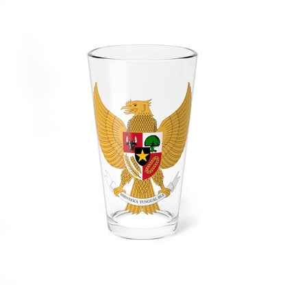 Coat of Arms of Indonesia (Indonesia) (Coat of Arms) Pint Glass 16oz 16oz - Go Mug Yourself