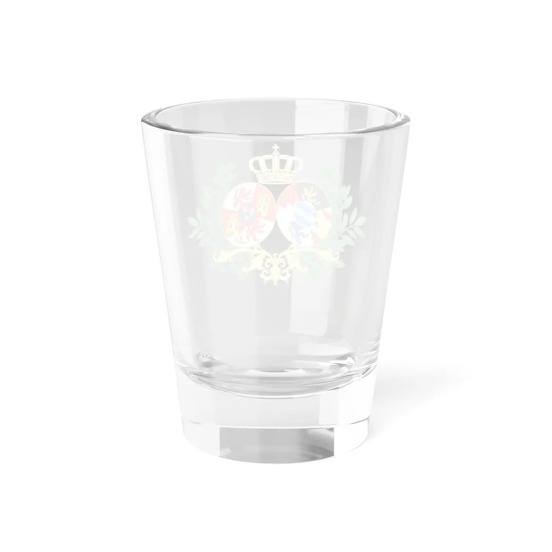 Coat of Arms of Infanta Amelia of Spain Princess Adalbert of Bavaria (Germany) (Coat of Arms) Shot Glass 1.5oz - Go Mug Yourself