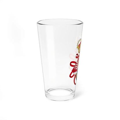 Coat of Arms of Infanta Isabella of Spain as Governor Monarch of the Low Countries (Belgium) (Coat of Arms) Pint Glass 16oz - Go Mug Yourself