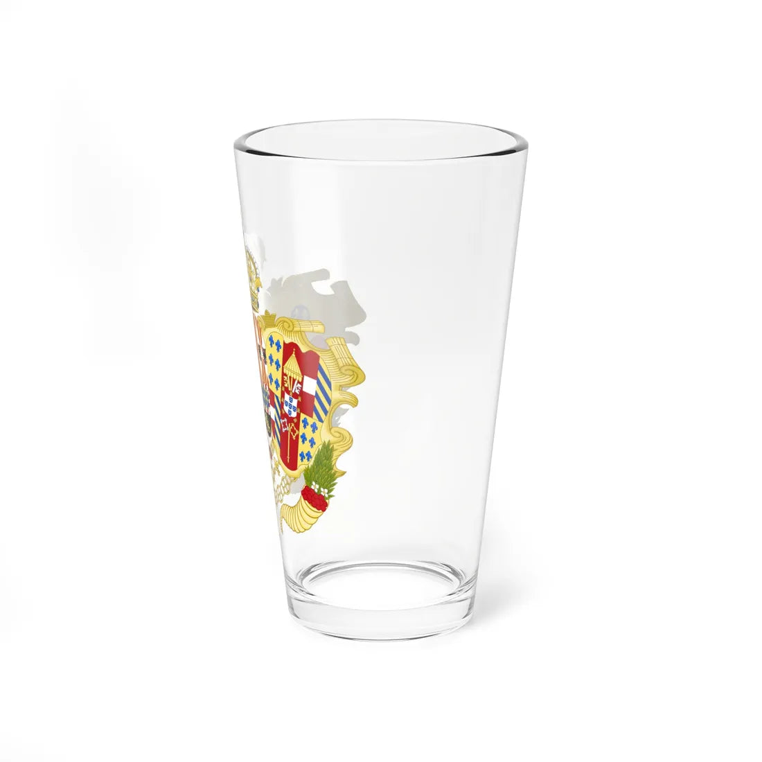 Coat of Arms of Infante Charles of Spain as Duke of Parma Piacenza and Guastalla (Italy) (Coat of Arms) Pint Glass 16oz - Go Mug Yourself