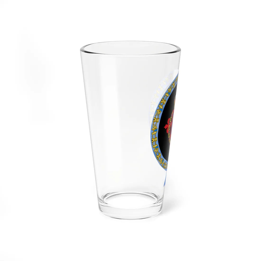 Coat of Arms of Infante Jaime of Spain Order of the Elephant Variant (Denmark) (Coat of Arms) Pint Glass 16oz - Go Mug Yourself