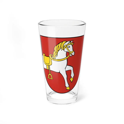 Coat of Arms of Šintava (Slovakia) (Coat of Arms) Pint Glass 16oz 16oz - Go Mug Yourself