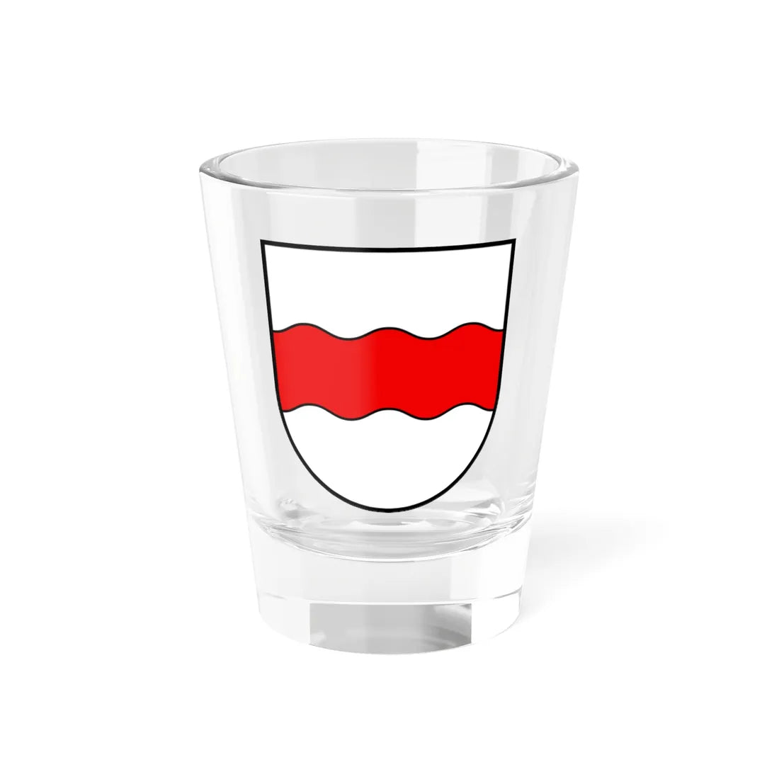Coat of arms of Inwil LU (Switzerland) (Coat of Arms) Shot Glass 1.5oz 1.5oz - Go Mug Yourself